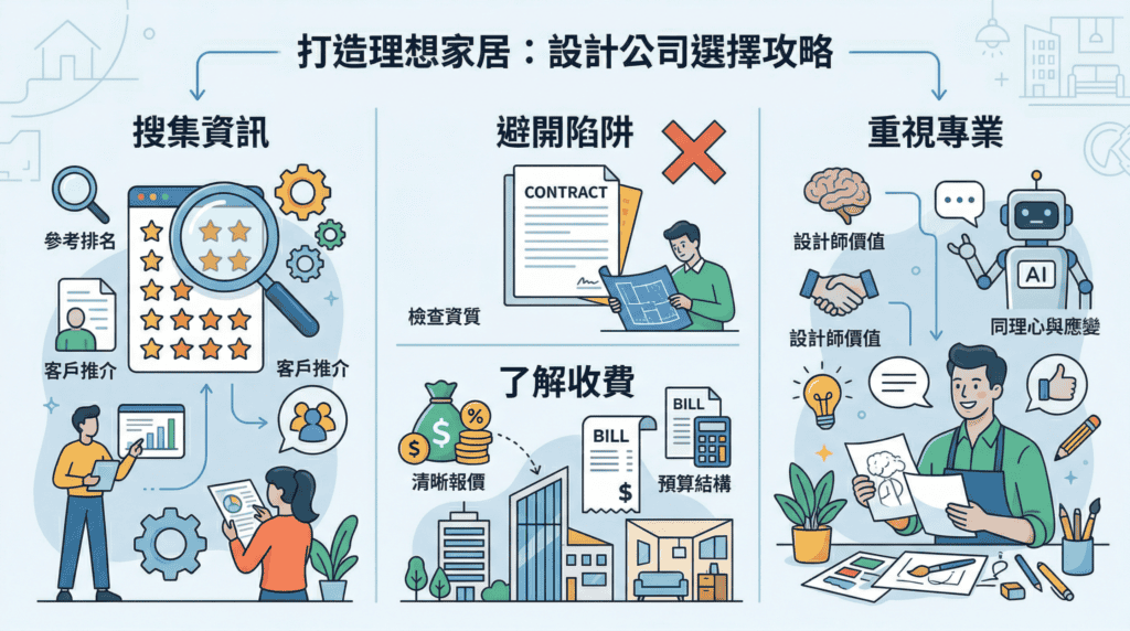 打造理想家居：香港室內設計公司全方位指南與避坑秘訣 - 傢俬佬設計訂造